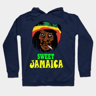 Sweet Jamaica, Good Vibes, Rasta Hoodie